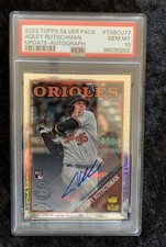 2023 Topps SILVER Pack Adley Rutschman Rookie Auto #33/50 PSA 10