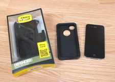 Apple iPhone 4 MC608LL/A 16GB Black AT T GSM Smartphone Case Bundle