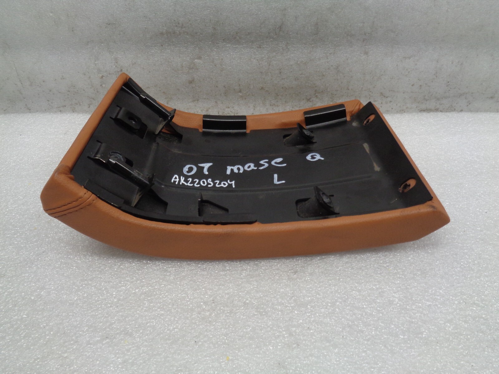 03-08 Maserati Quattroporte Left Driver Dash OBD Lower Cover Trim OEM AK2209204
