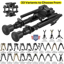 CVLIFE Tactical Rifle Bipod, Shooting Tripod Rest For Hunting -Adjustable Height