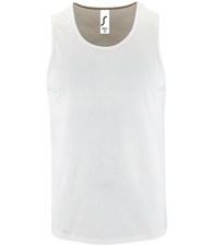 SOLs Mens Sporty Polyester Performance Tank Top Vest Sleeveless T-Shirt S-3XL