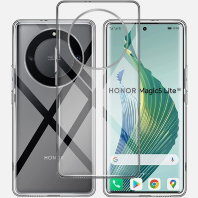 For Honor Magic7 Pro/6 Lite/5 Lite/4Pro Clear Silicone TPU Shockproof Soft Cover