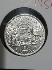 Australian 1956 FLORIN UNC