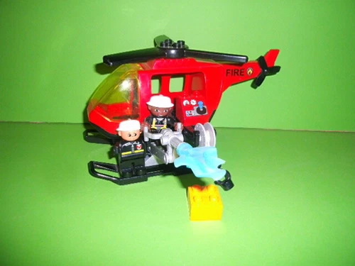 Lego Duplo 4967 Feuewehr-Hubschrauber,Set Komplett - Bild 1 von 5