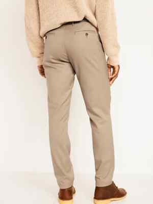 Old Navy Athletic Dress Pants Mens 42x32 Beige Built in Flex Stretch NEW |  eBay