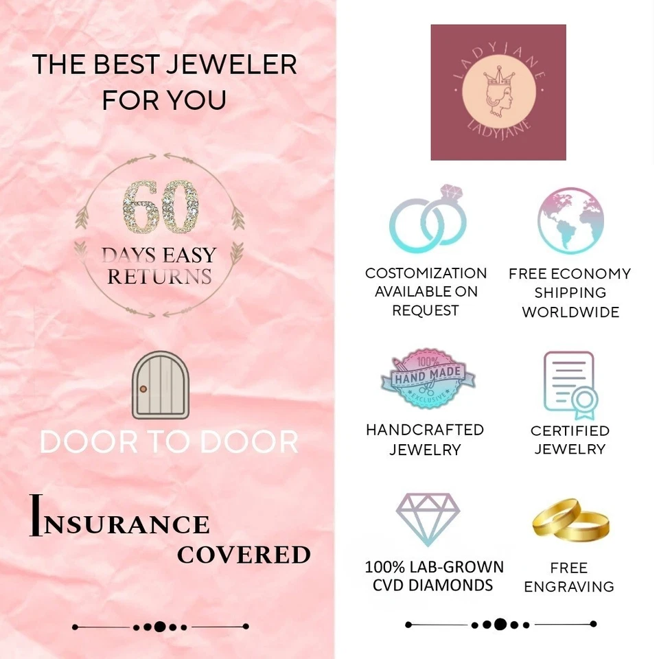 Lab-Created Round Cut CVD Diamond Half Moon Stud Earrings In 10K Two-Tone Gold - Image 4 of 4