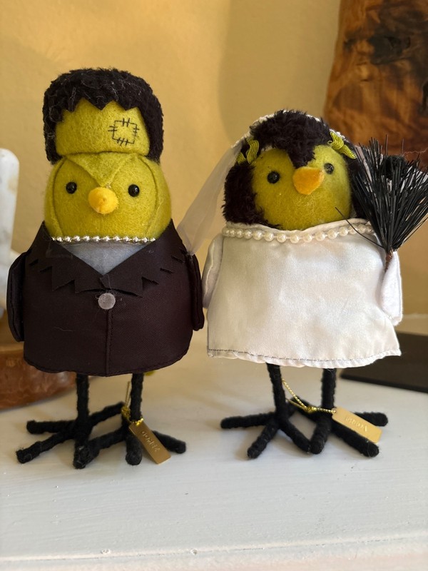 Target Hyde & EEK Featherly Friends 2023 Birds Gomez Frankenstein Freda Bride A