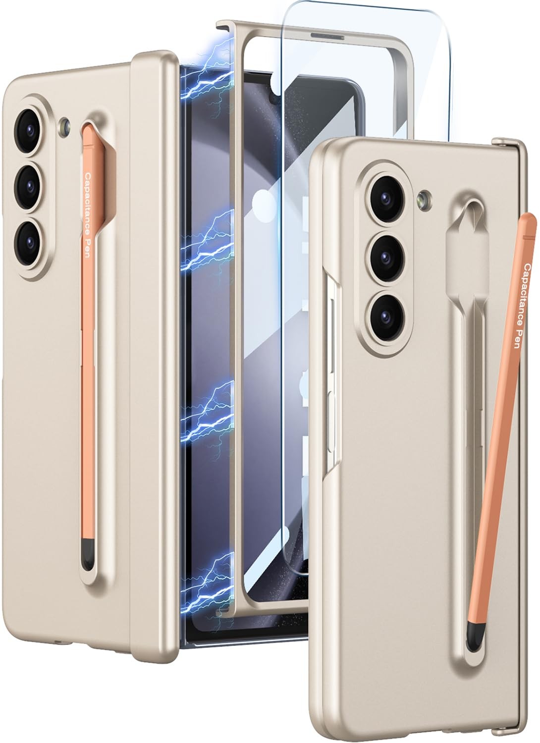 Protection Samsung Galaxy Z Fold 5 antichoc coque avec S Pen de luxe