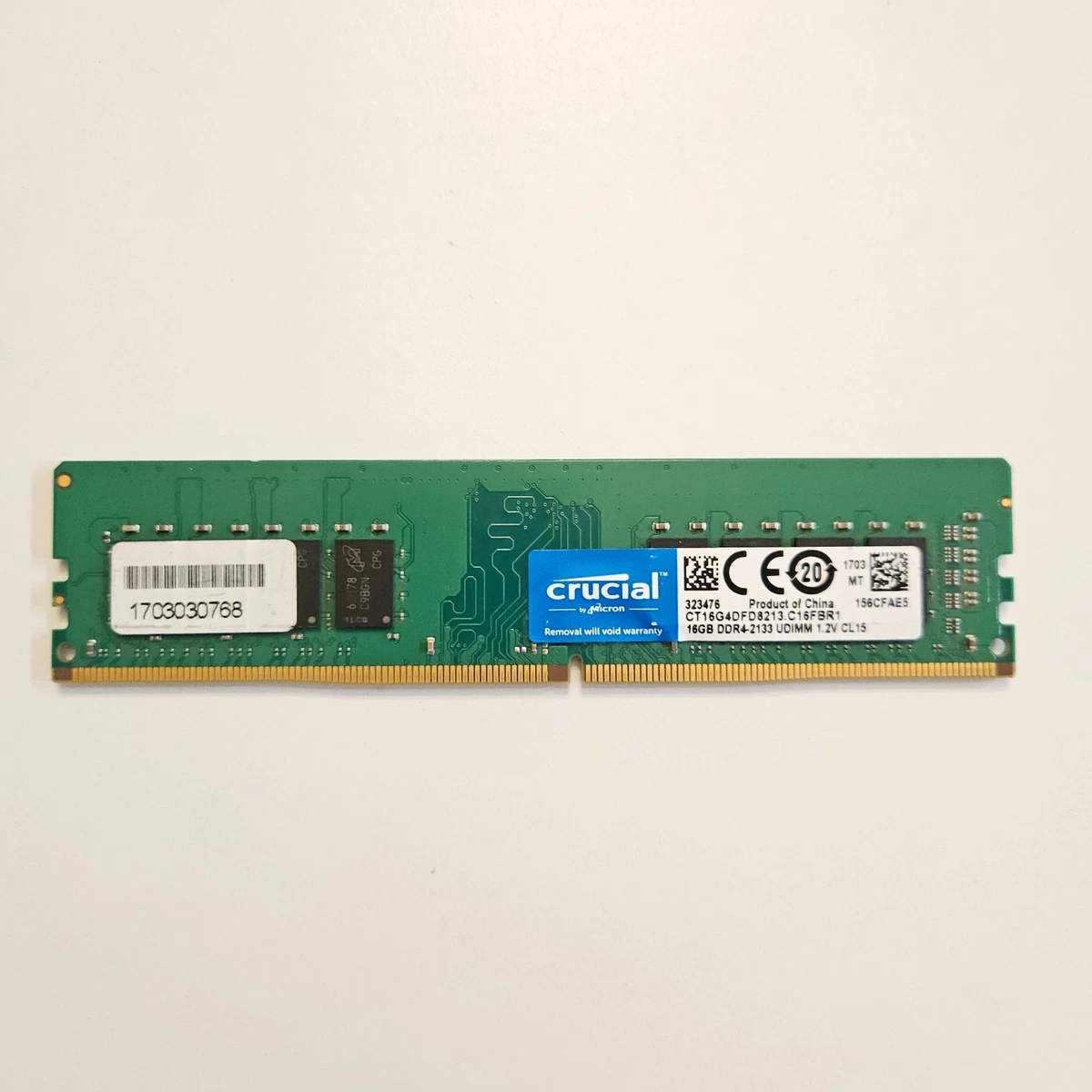 Crucial PC4-17000 (DDR4-2133) Bus Speed Computer RAM 16 GB Total