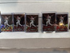 2022 Panini Donruss - Unleashed Mike Trout Lot #UL-3 Vector, Rapture, Diamond(3)