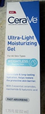 CeraVe Ultra-Light Moisturizing Gel, Weightless, 1.75 Fl. Oz.