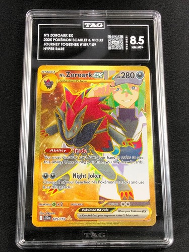 N's Zoroark ex graded TAG 8.5 for sale on eBay