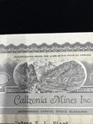 1929 Callzonia Mines Inc. Arizona Stock Certificate - 2190 Shares w/ Gold Seal — photo 3
