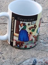 Vintage Celestial Seasonings Tea Sleepytime Mug Sleepy Bear Family Coffee Cup
