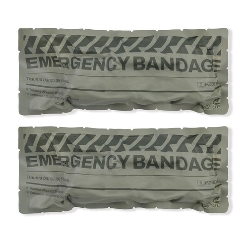 Buy 6" Israeli Emergency Bandage Compression Trauma Wound Dressing Vacuum Sealed Low Cube Packaging For Bleeding Control Trauma Kit First Aid Hemostatic Control Bandage 2
