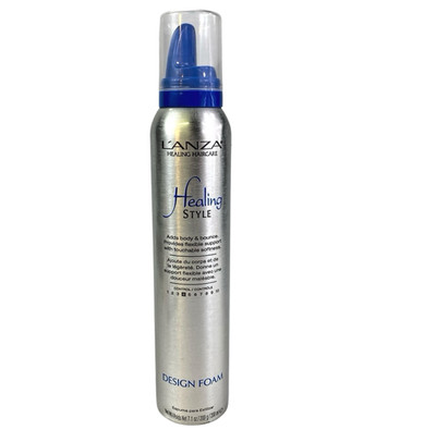 NOS LANZA Healing Style Design Foam 7.1 oz Adds Body And Bounce