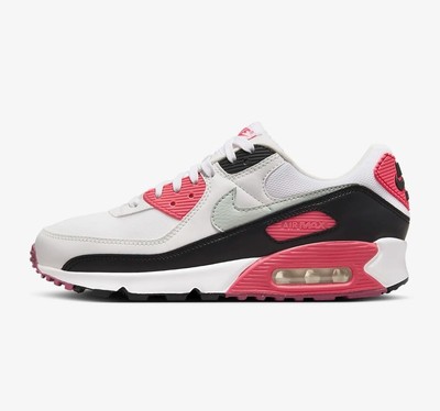 Nike Air Max 90 White Black Aster Pink Sneaker Schuhe DH8010-105 Damen