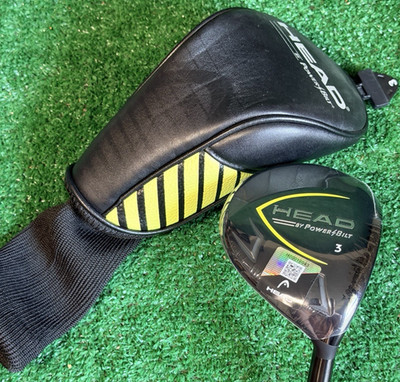 Head by Powerbilt Golf 3 Fairway Wood 43'' Stiff Graphite Shaft, New w/ Headcover
