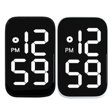 Autouhr, wasserdicht, leuchtend, Fahrzeuguhr, LED-Bildschirm, kleine Digitaluhr
