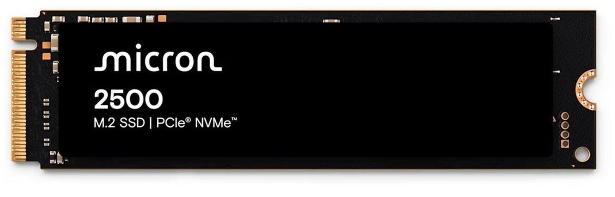 Micron SSD 2500 PCIe Gen4 NVMe SSD QLC NAND 1TB M.2 MTFDKBA1T0QGN