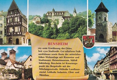 AK - (D) - Bensheim an der Bergstraße - Typ 4 - um 1980/90 - Top Zustand