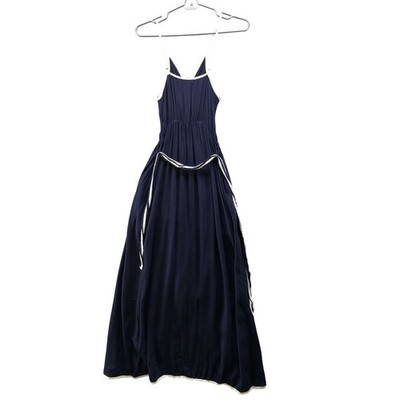 chinese dress ladies Shirred Cami Maxi Dress in Black