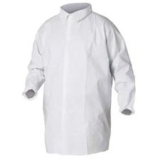 Kimberly Clark 44444 KleenGuard A40 Lab Coat, XL, Elastic, 30PK -