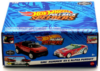 Hot Wheels Pull-Backs 2-Pack 1:43 Auto / Cars Gmc Hummer Ev & Alpha Pursuit