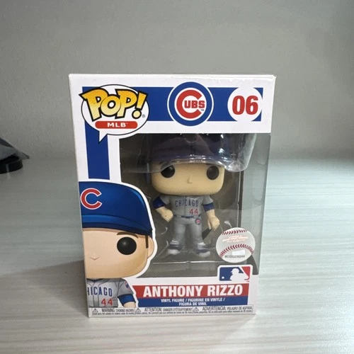 Funko Pop!MLB Anthony Rizzo #06 Vinyl Figure Chicago Cubs Away Jesey Uniform BB4