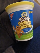 Teddy Grahams Empty Tub