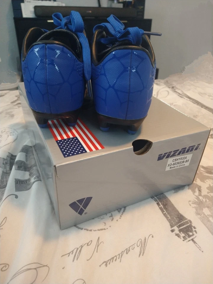 Botines de fútbol Vizari azules Foto 3 de 4