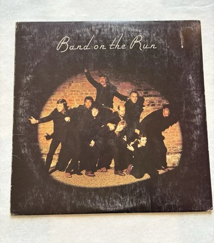 Vintage Paul McCartney And Wings Band On The Run Album Vinyl LP Record