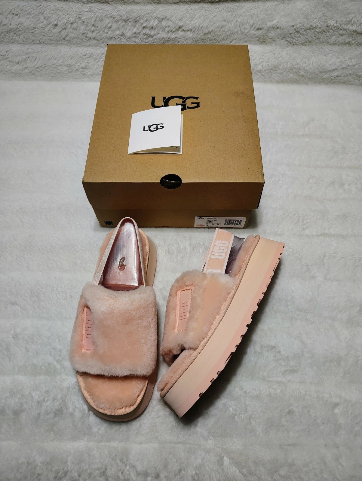 UGG Ciabatte Donna Sandali Discoteca Slide Donna US 9 Colore Pesca