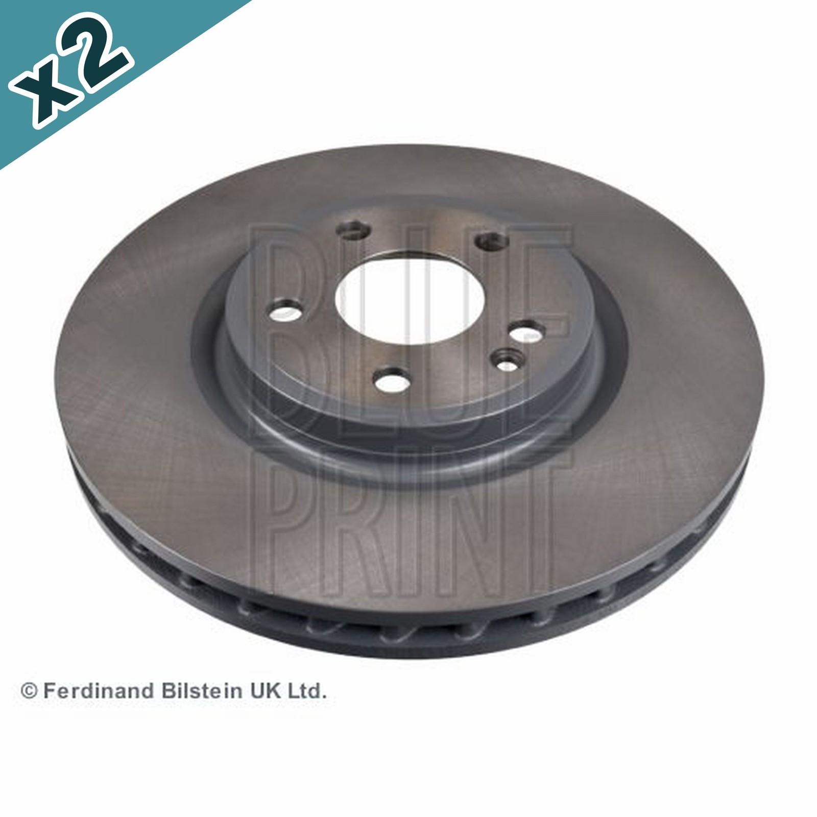 Blueprint ADN143184 Brake Disc Front Fits Infiniti Q30 QX30 Mercedes-Benz CLA
