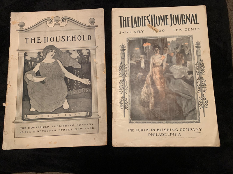 1900–1902 Antique Women’s Magazines Lot | Ladies’ Home Journal + Household