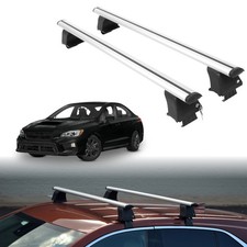 Open Box Roof Rack Crossbars For Subaru Wrx 2015-2021 Fits Naked Roof - Silver Open Box Roof Rack Crossbars For Subaru Wrx 2015-2021 Fits Naked Roof - Silver