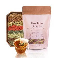 Liver Support Herbal Tea, 9 Ingredients, Daily Liver Health Tea 15 Cups 100g