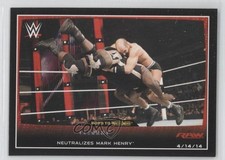 2015 Topps WWE Road to Wrestlemania Cesaro #6 0w6