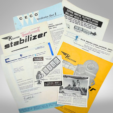 Motion Picture Camera Ephemera Lot 1950s-1960s Ads Brochures Kenyon CECO VTG