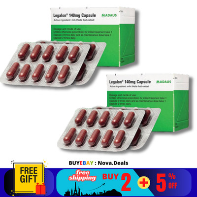 2 X LEGALON 140mg von Madaus Deutschland Traditionell für Leber 30er Jahre ve...