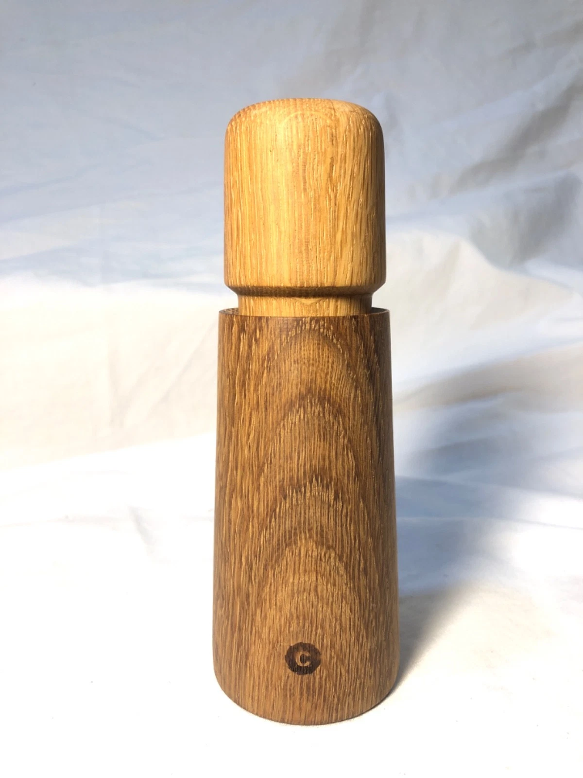 CrushGrind Stockholm 6.5" Salt or Pepper Grinder - Oak