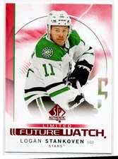 2024-25 Upper Deck SP Autenthic Future Watch Limited Logan Stankoven Rookie