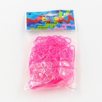 Rainbow Loom / DIY - Loom Bands - 300/600 Bänder - 12 Farben - NEU