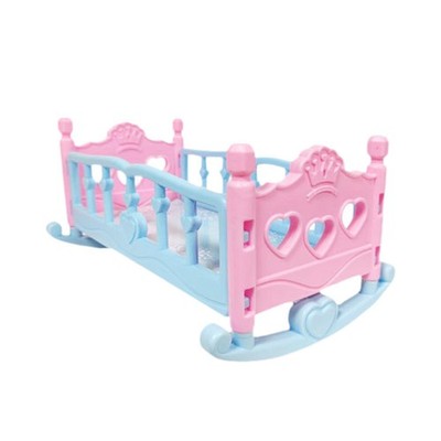 Baby Puppenbett, kreativ, pädagogisch Rollenspiel Puppenbett Schaukelwiege für 28 cm