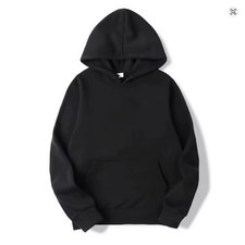 US Mens Plain Pullover Hoodie Casual Hooded Sweatshirt Long Sleeve Classic Tops