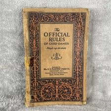 1926 Book: “The Official Rules of Card Games”; Hoyle; Vintage Paperback; 240 pgs