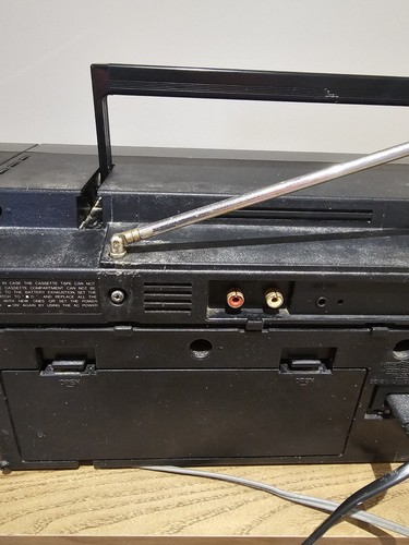 Sharp portable stereos boomboxes QT 95 Double Tape Deck - RARE - Picture 11 of 14