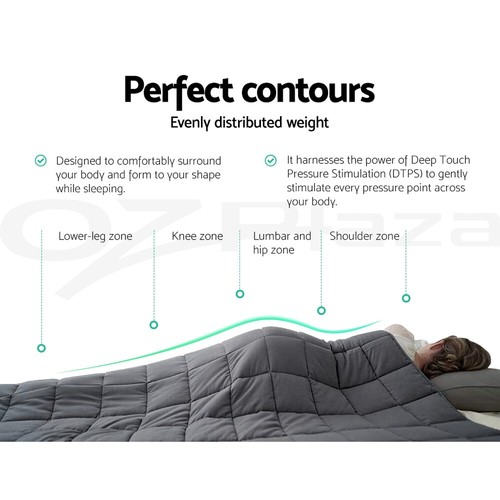 Giselle Weighted Blanket 7KG 9KG Kids 5KG 11/2.3KG Adult Relax Heavy Gravity - Picture 5 of 21