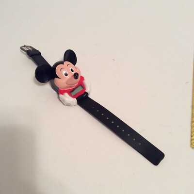 Vintage 1990 Mickey Mouse Talking Time Watch By: Sounds Fun *Not