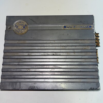 Rare Old School MTX Blue Thunder PRO PRO50x4 Power Subwoofer Amplifier
